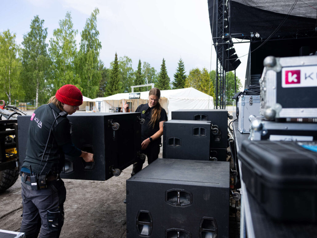 Rockfestivaalin tekninen toteutus
